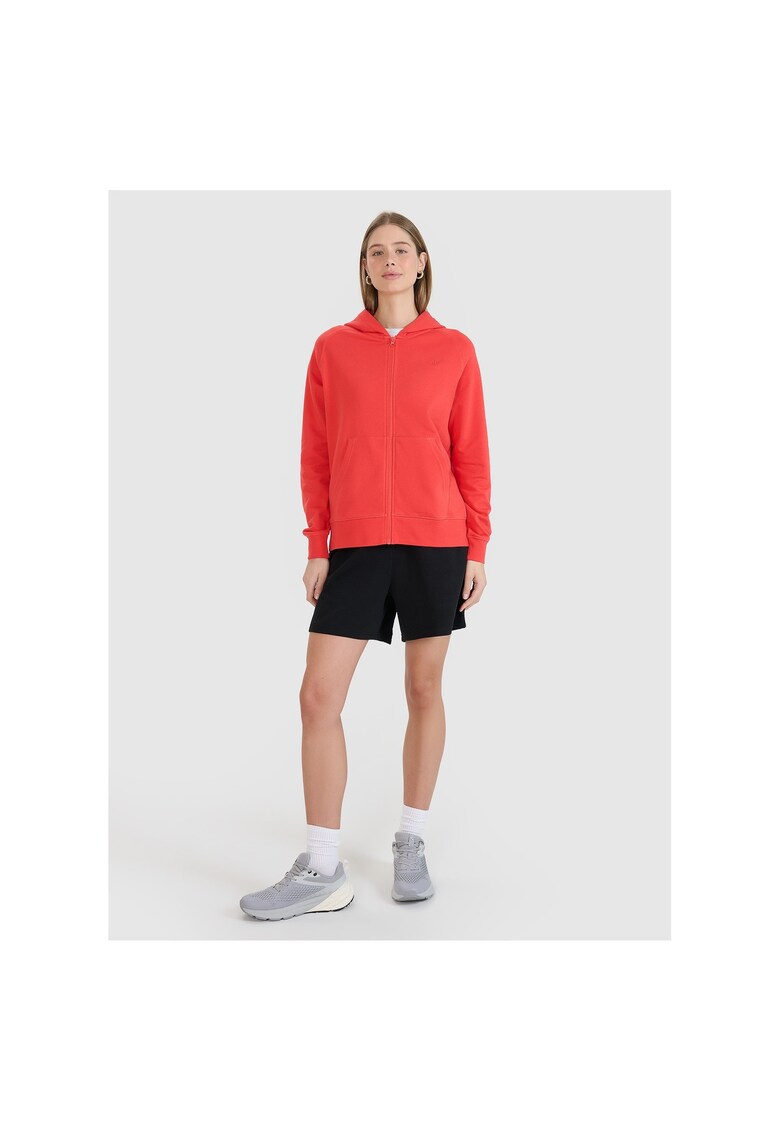 Hanorac dama bumbac - rosu