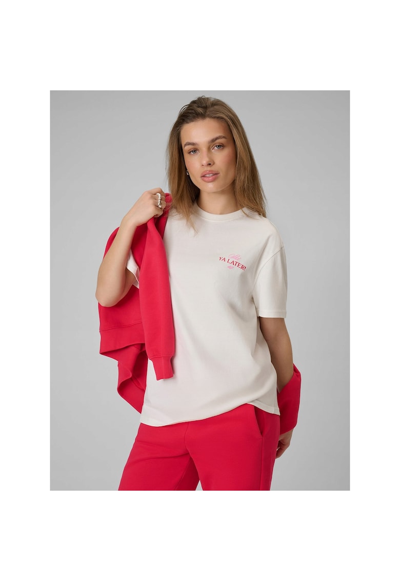 Tricou sport dama bej - bumbac -