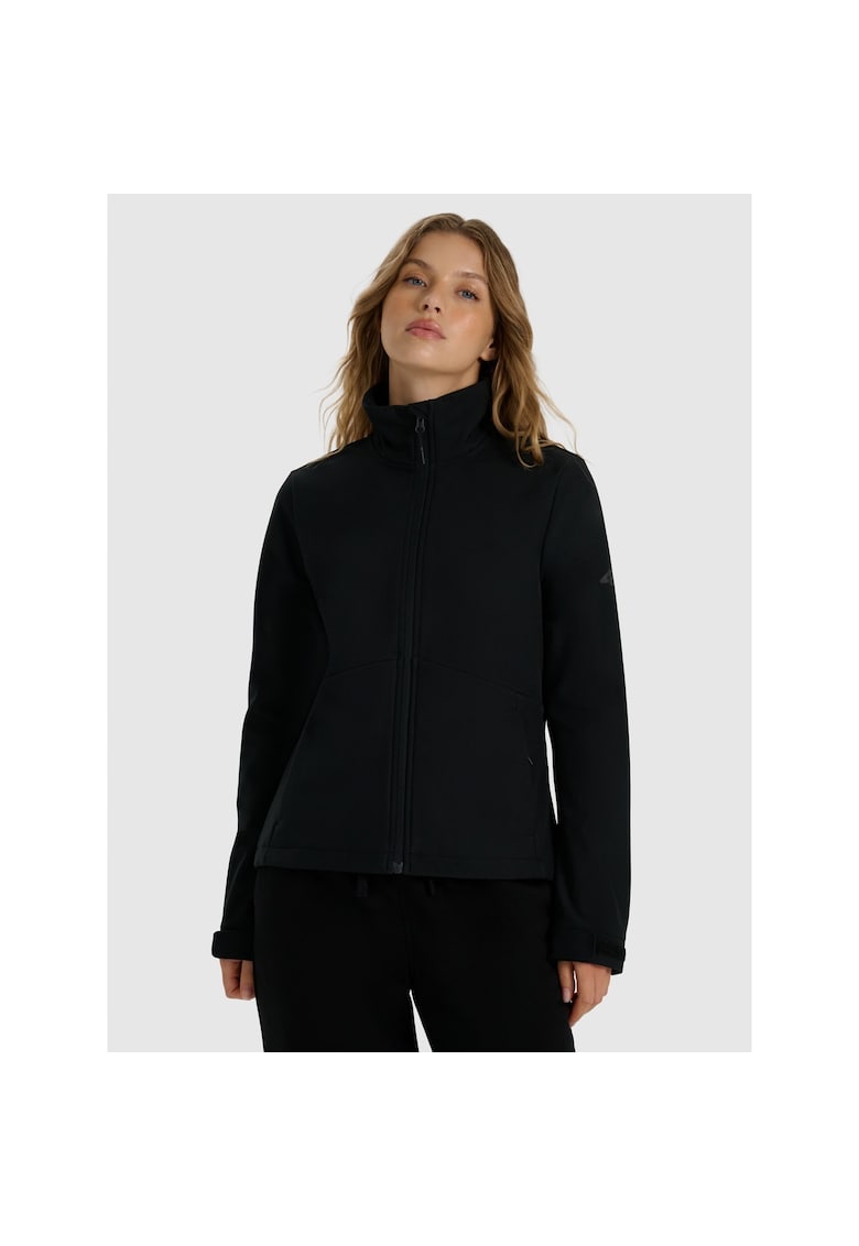 Geaca softshell dama - rezistenta la vant - membrana NeoDry 5000 - negru - poliester