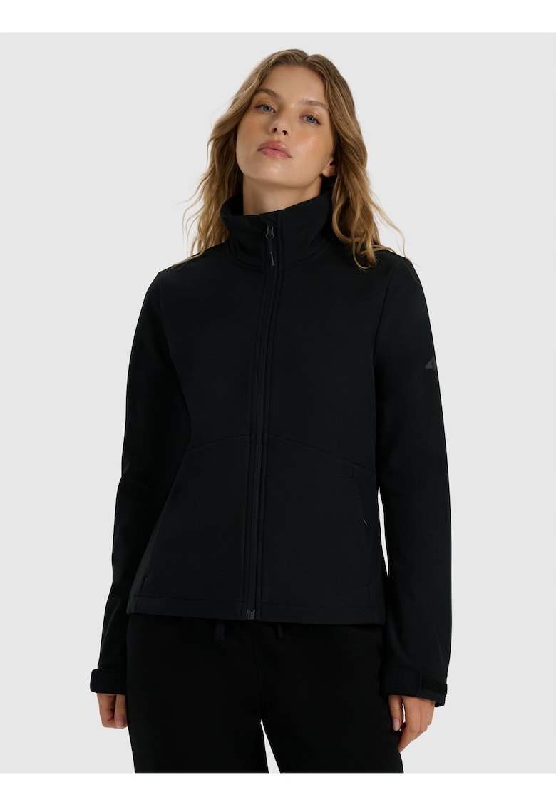Geaca softshell dama NeoDry 5000 - rezistenta la vant - neagra - poliester