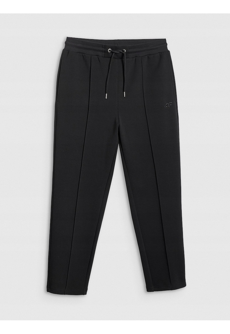 Pantaloni barbati - trening - bumbac - negru - regular -