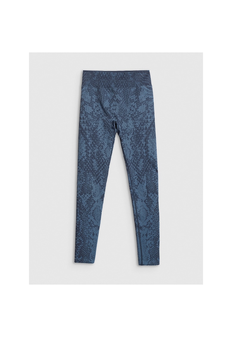 Pantaloni sport dama colanti de antrenament - turcoaz