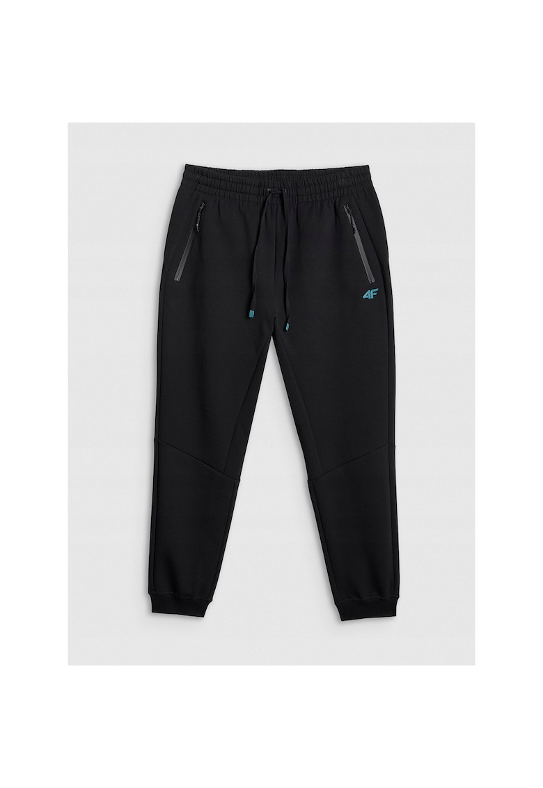 Pantaloni sport barbati - din poliester - negru