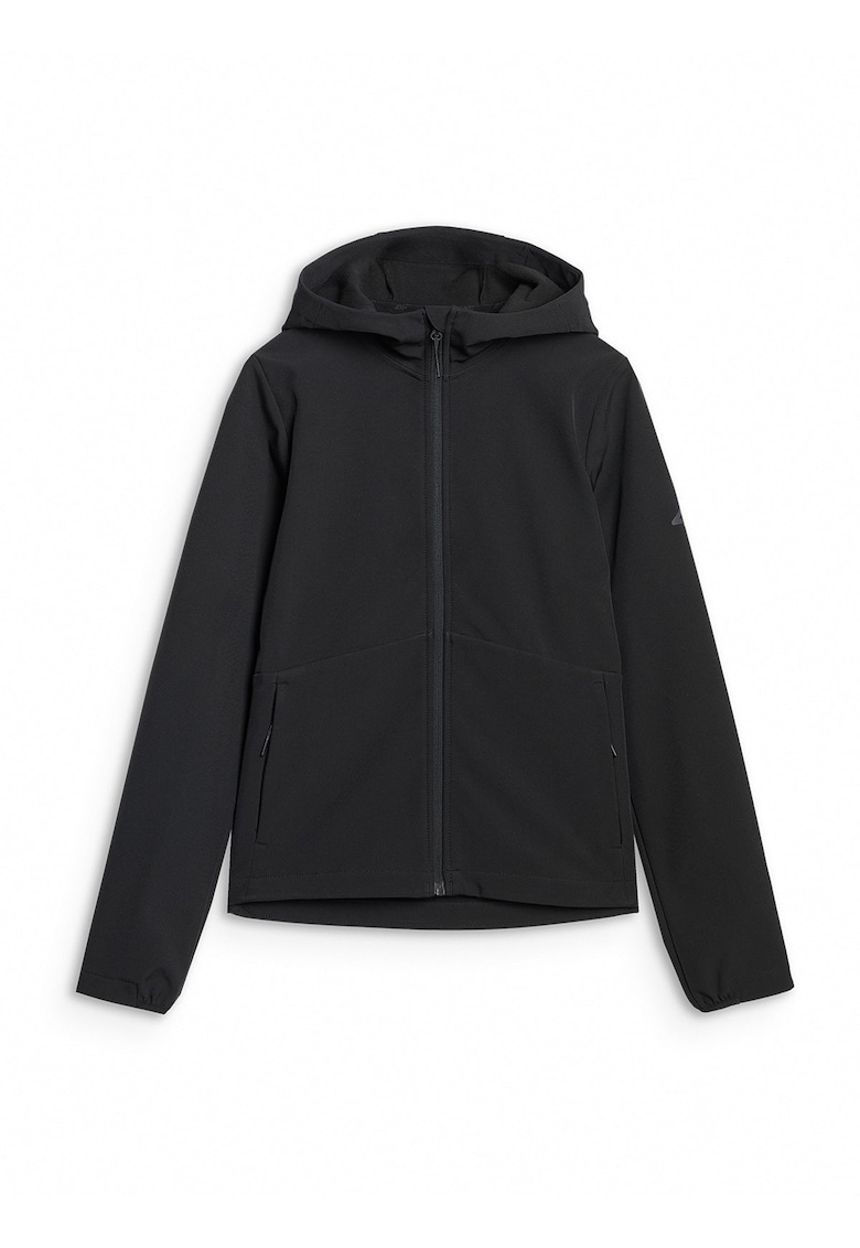 Jacheta softshell pentru femei - rezistenta la vant - membrana 5000 - negru - poliester