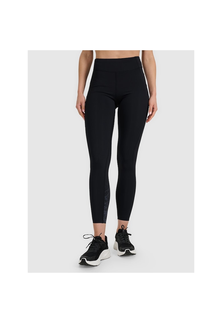 Pantaloni sport dama colanti de antrenament - culoare negru - din poliester