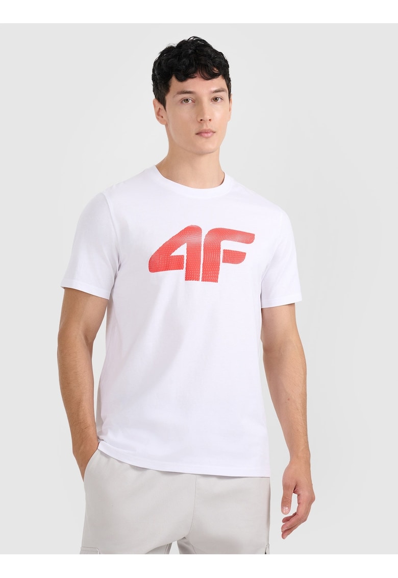 Tricou barbat - regular - alb - bumbac - 3XL