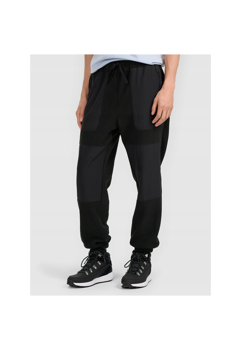 Pantaloni sport barbati - poliester - tehnologie 4FWarm - negru