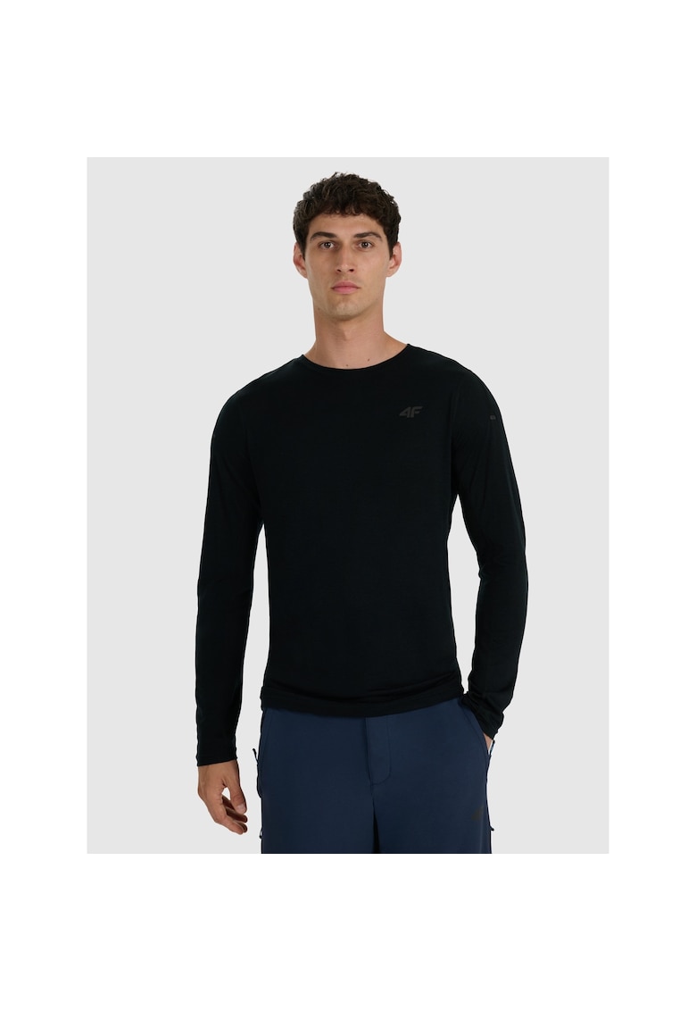Bluza barbati din lana - Negru