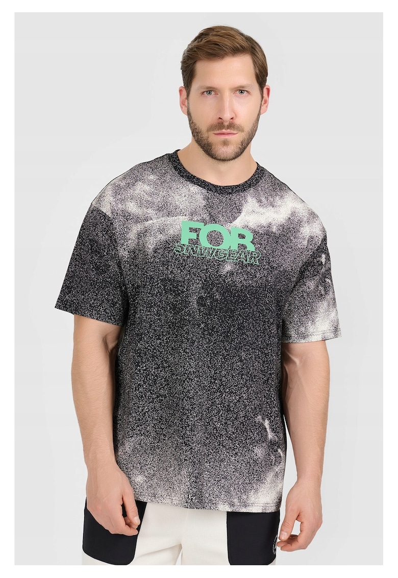 Tricou barbati bumbac superior - Negru