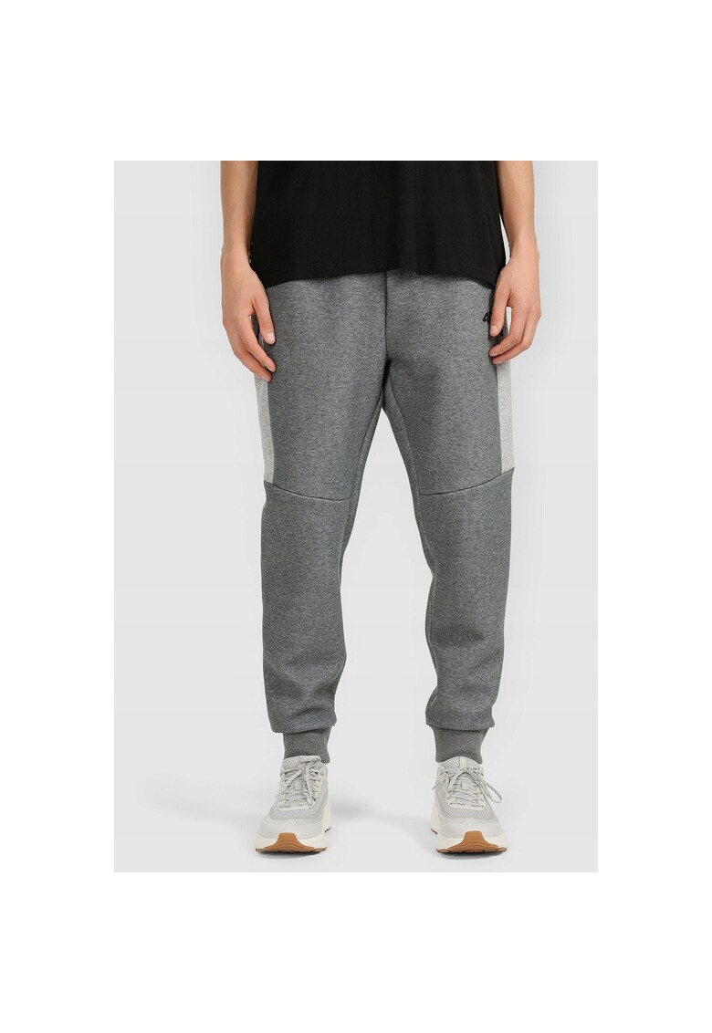 Pantaloni sport pentru barbati - bumbac - gri