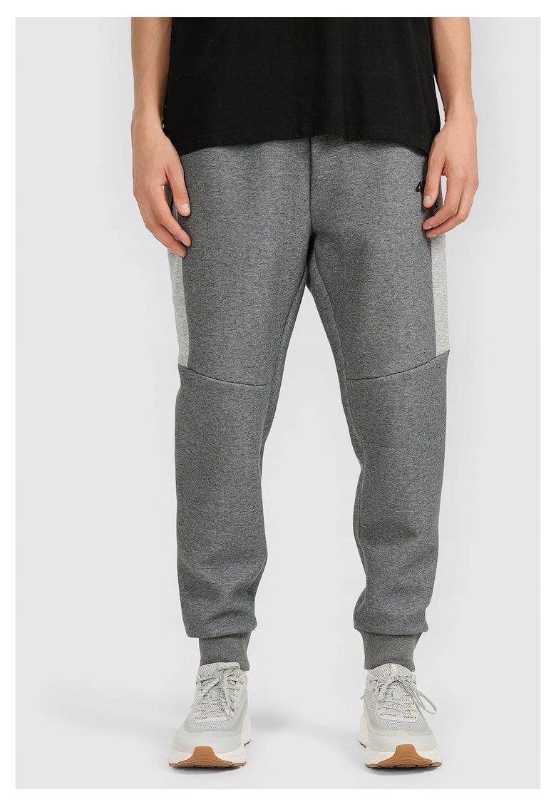 Pantaloni barbati - jogger - din bumbac - gri