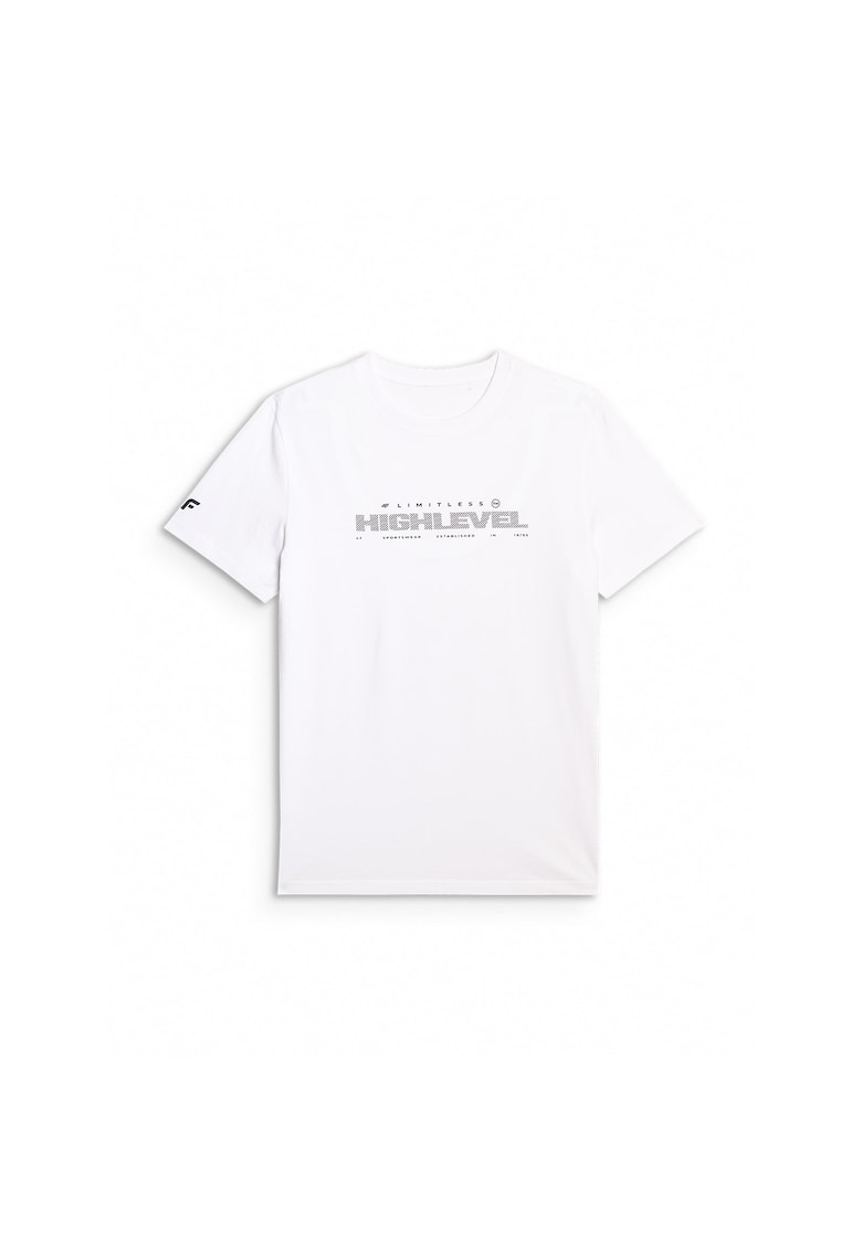Tricou barbat bumbac confortabil - alb