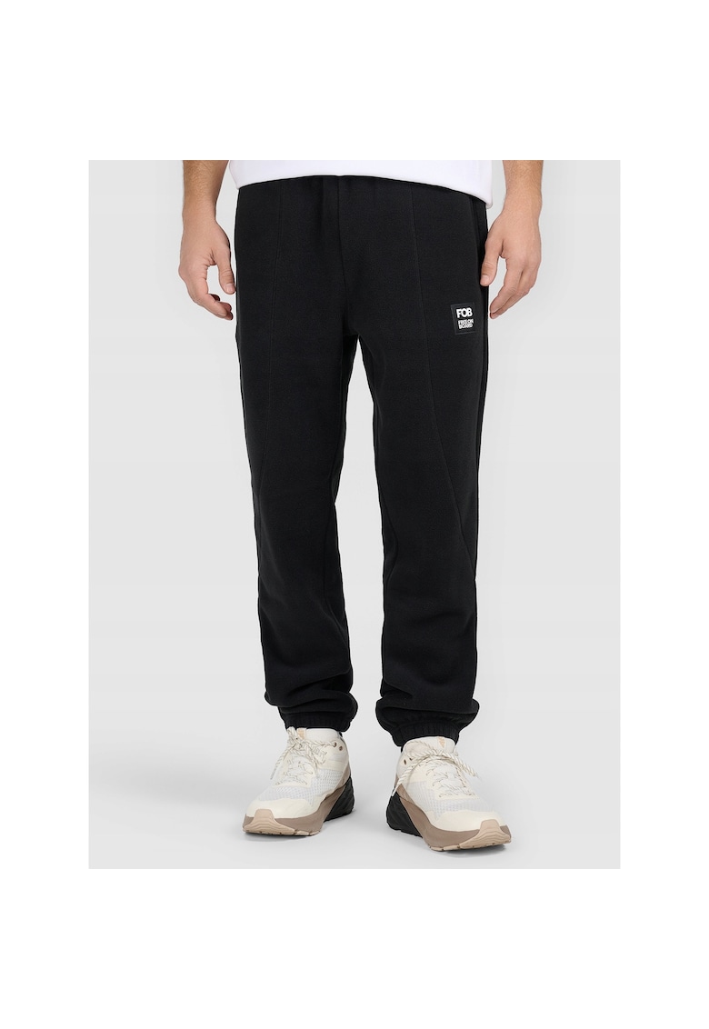 Pantaloni sport barbati - poliester - negru
