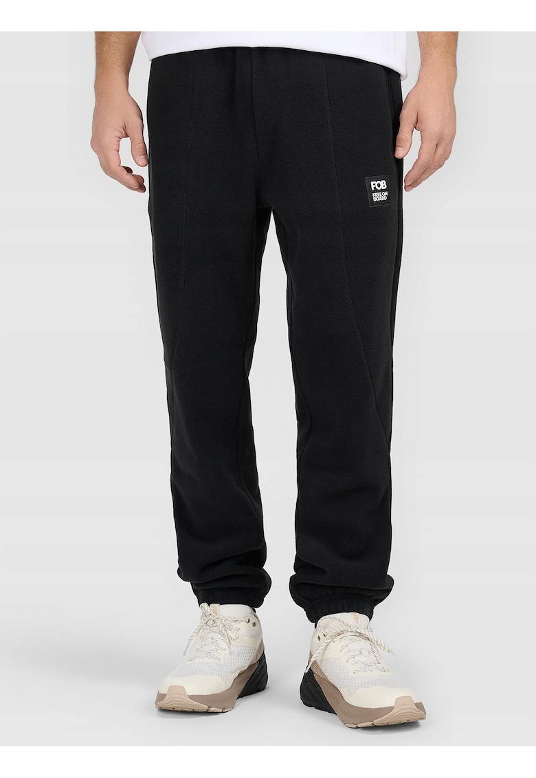 Pantaloni barbati - polari - negru - poliester -