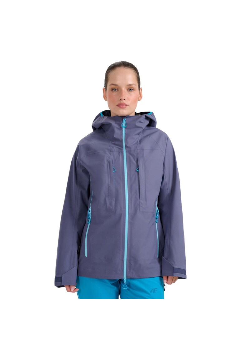 Geaca de trekking impermeabila pentru femei - Albastru