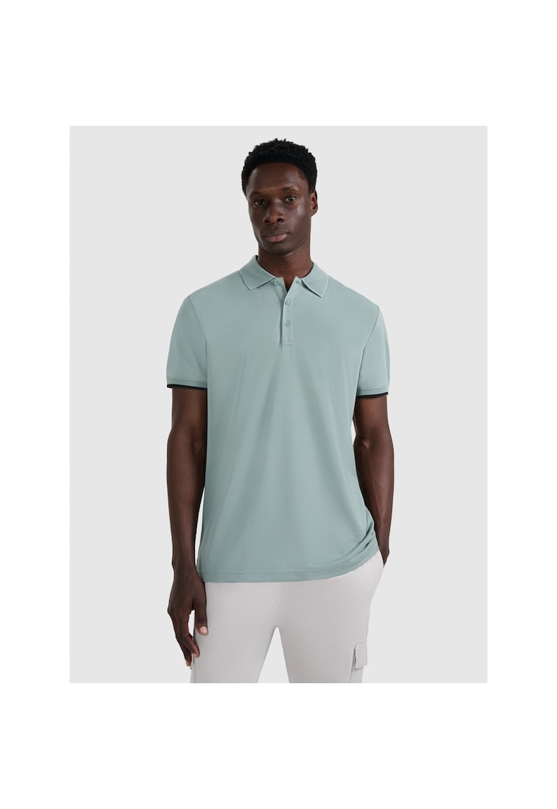 Tricou sport barbati - regular - verde - bumbac -