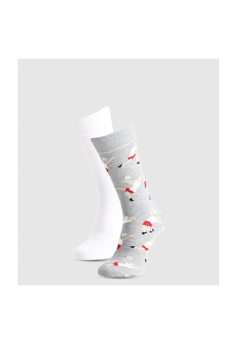 Sosete barbati set 2 perechi - multicolor - 35-38 EU - bumbac