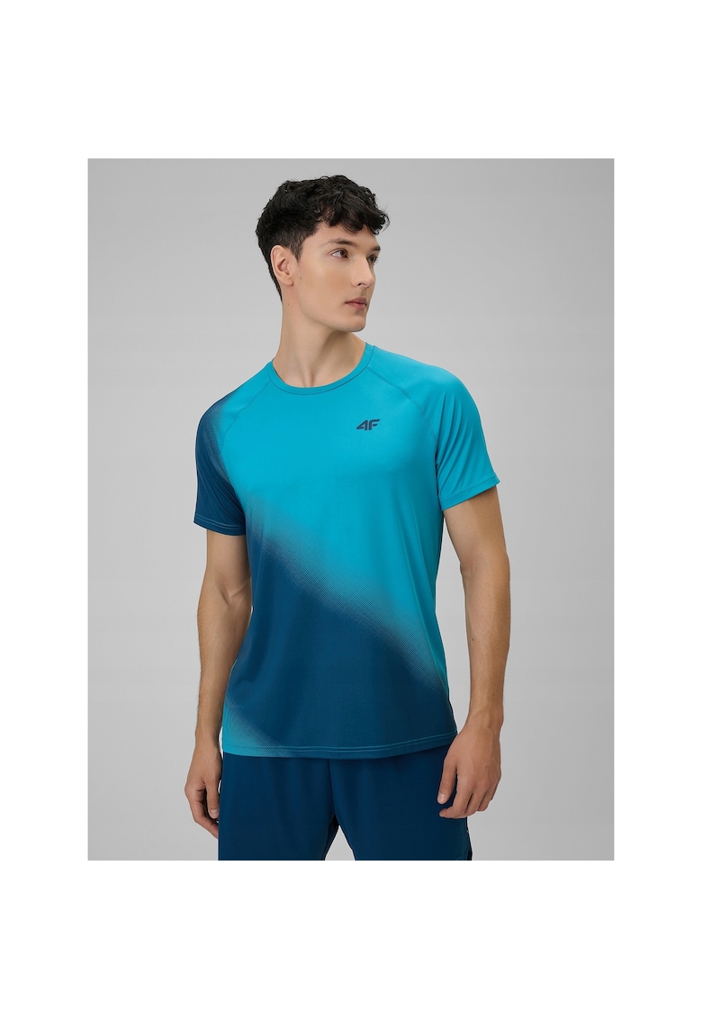 Tricou de antrenament regular - uscare rapida - turcoaz - barbati