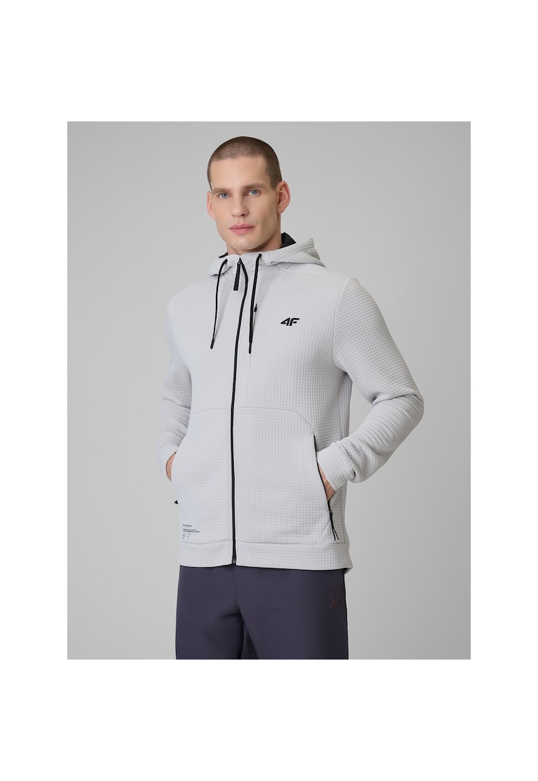 Hanorac sport barbati tehnologie 4FDry - gluga albdwqf - Gri