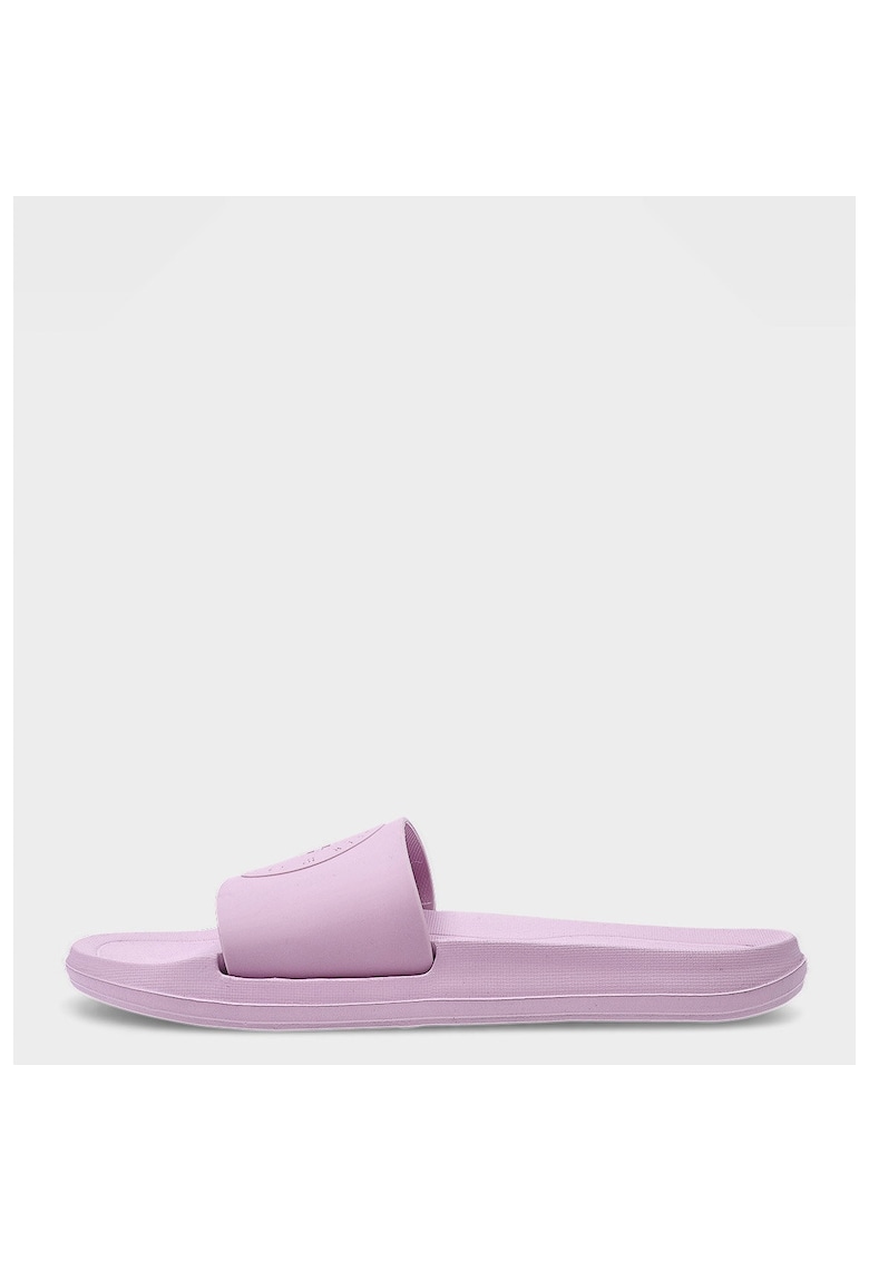 Papuci violet - material sintetic - talpa din spuma EVA - slapi pentru fete -