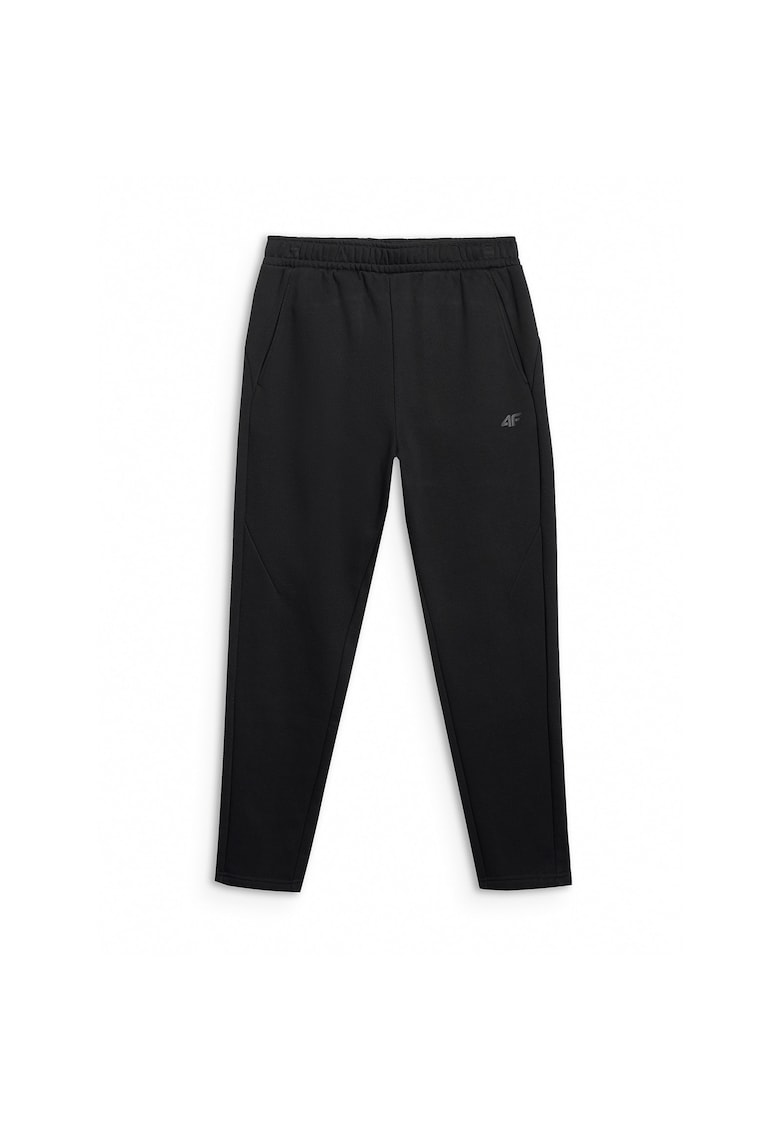 Pantaloni sport de barbati - bumbac - negru