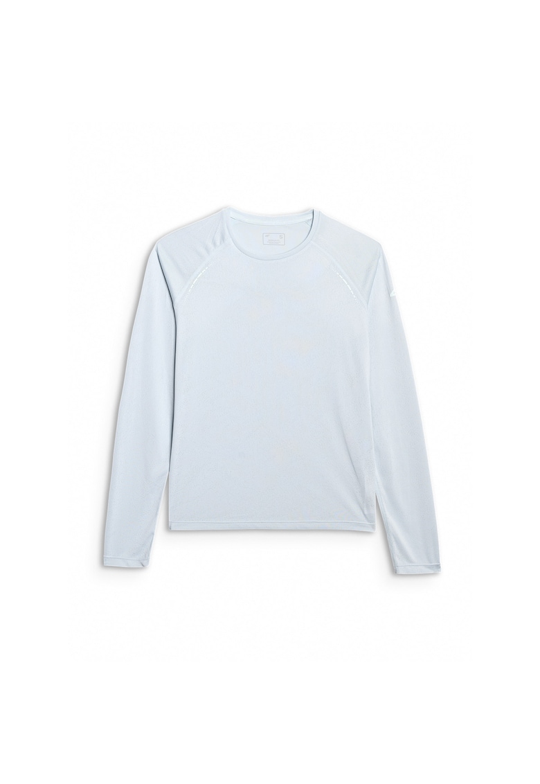 Bluza sport alergare - maneca lunga - albastru - poliester