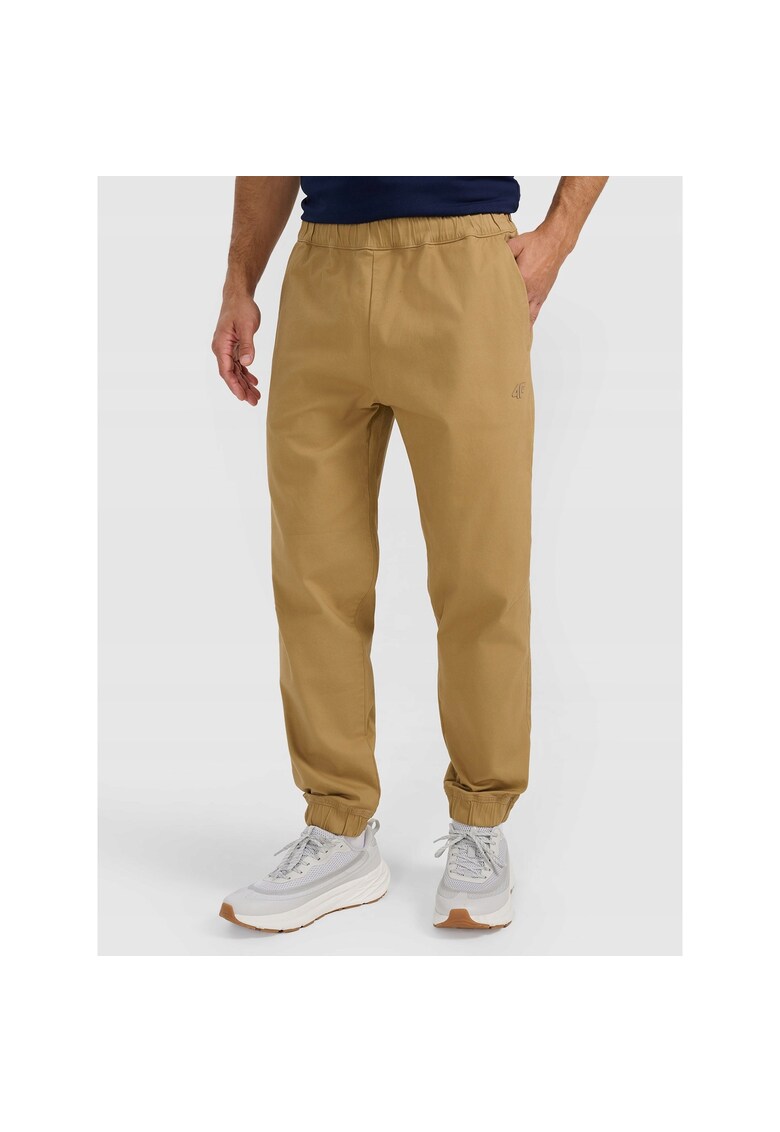 Pantaloni sport barbati - bumbac - bej