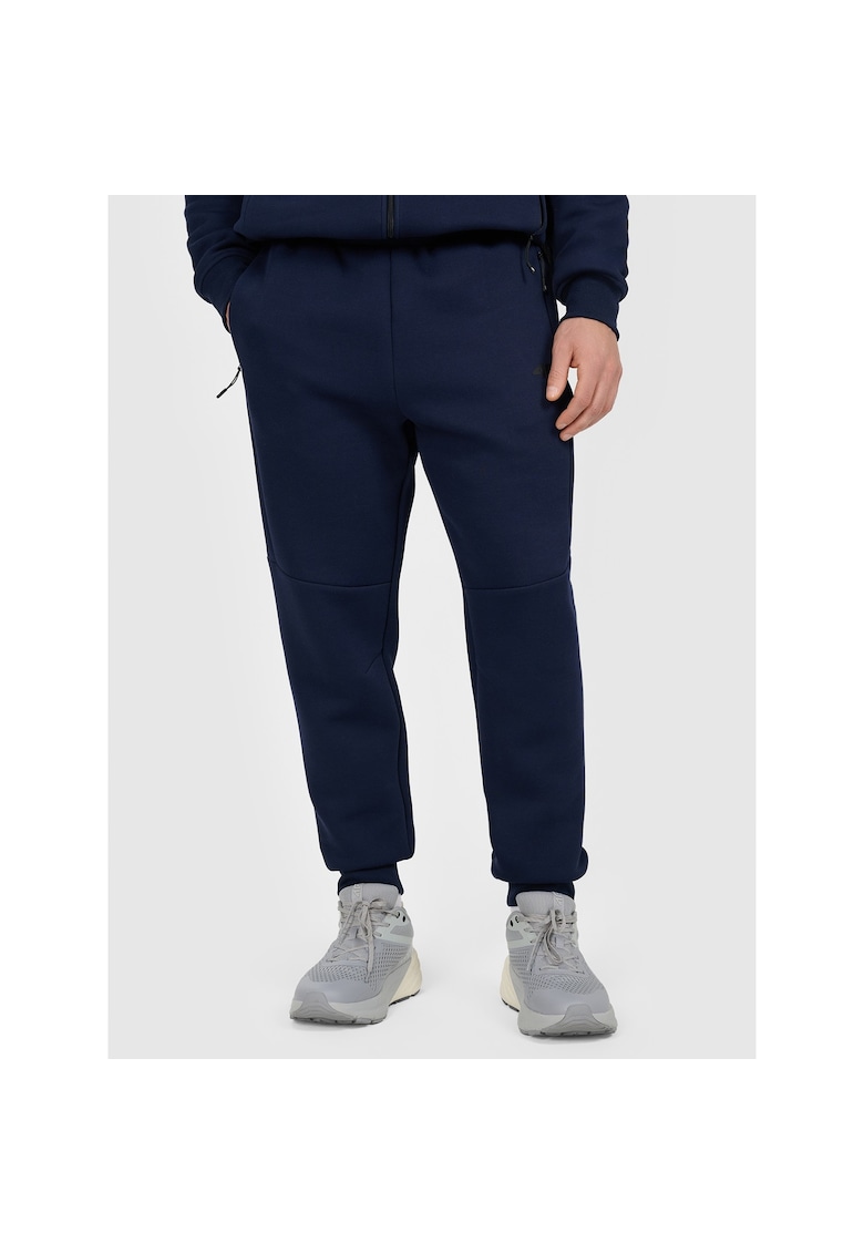 Pantaloni sport barbati - bumbac - bleumarin