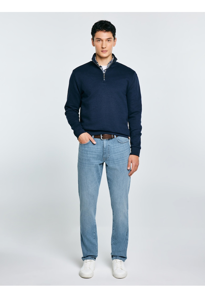 Bluza de trening cu fenta cu fermoar Salih