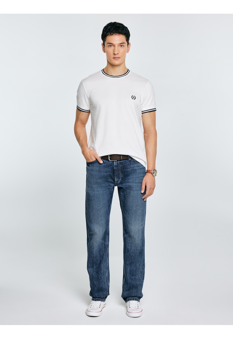 Tricou cu detalii contrastante Polias