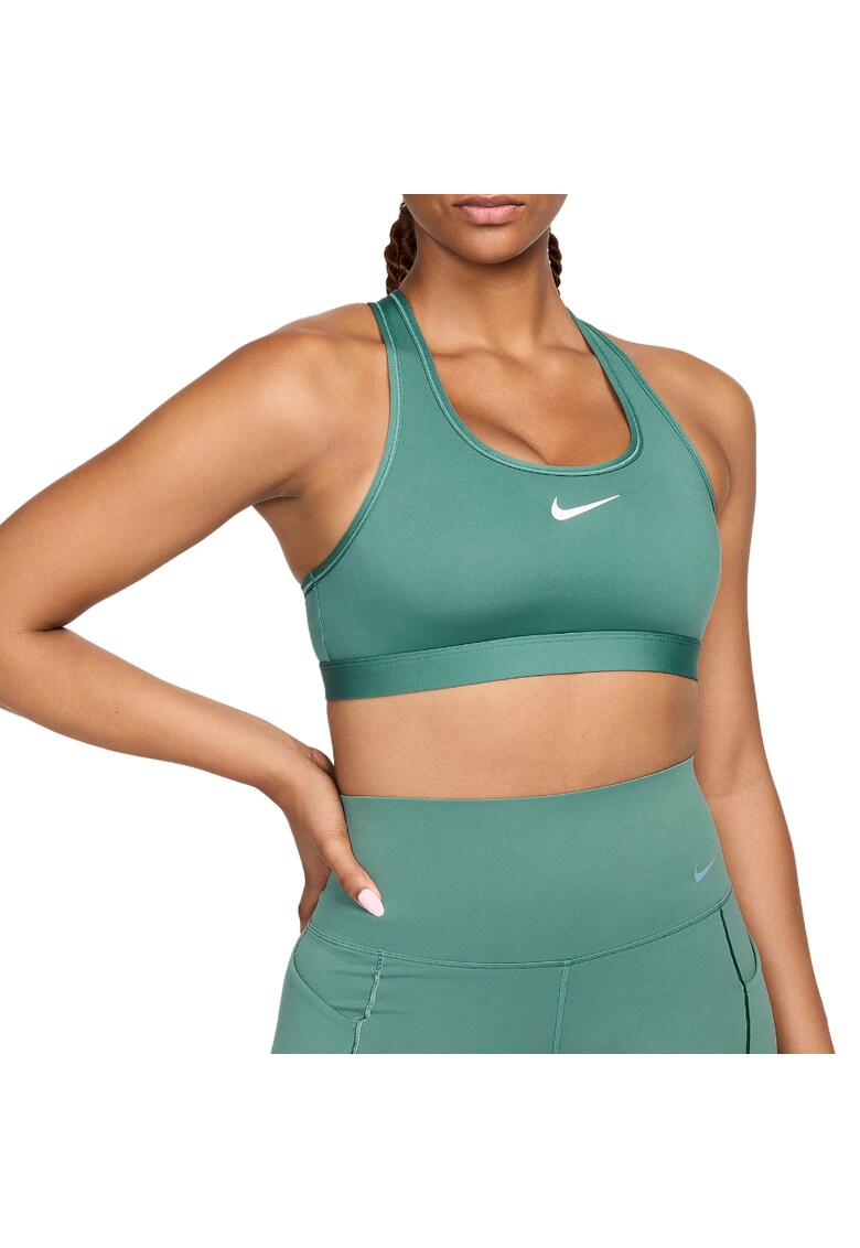 Bustiera alergare dama Swoosh SS 2024 - Turcoaz