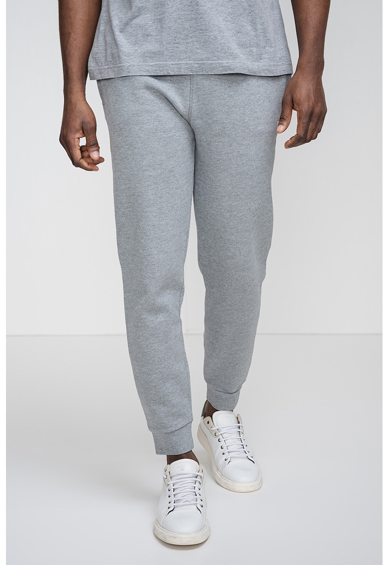 Pantaloni cu talie ajustabila - pentru antrenament - Gri melange