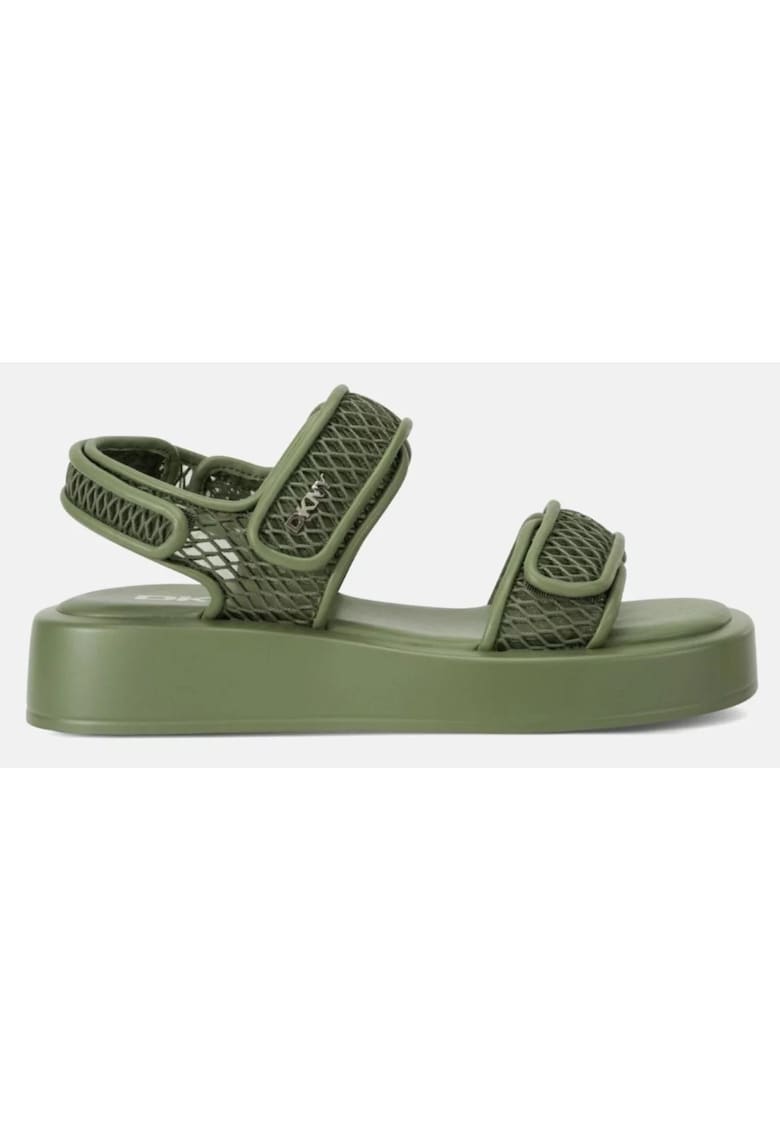 Sandale dama verde - material sintetic - talpa antiderapanta