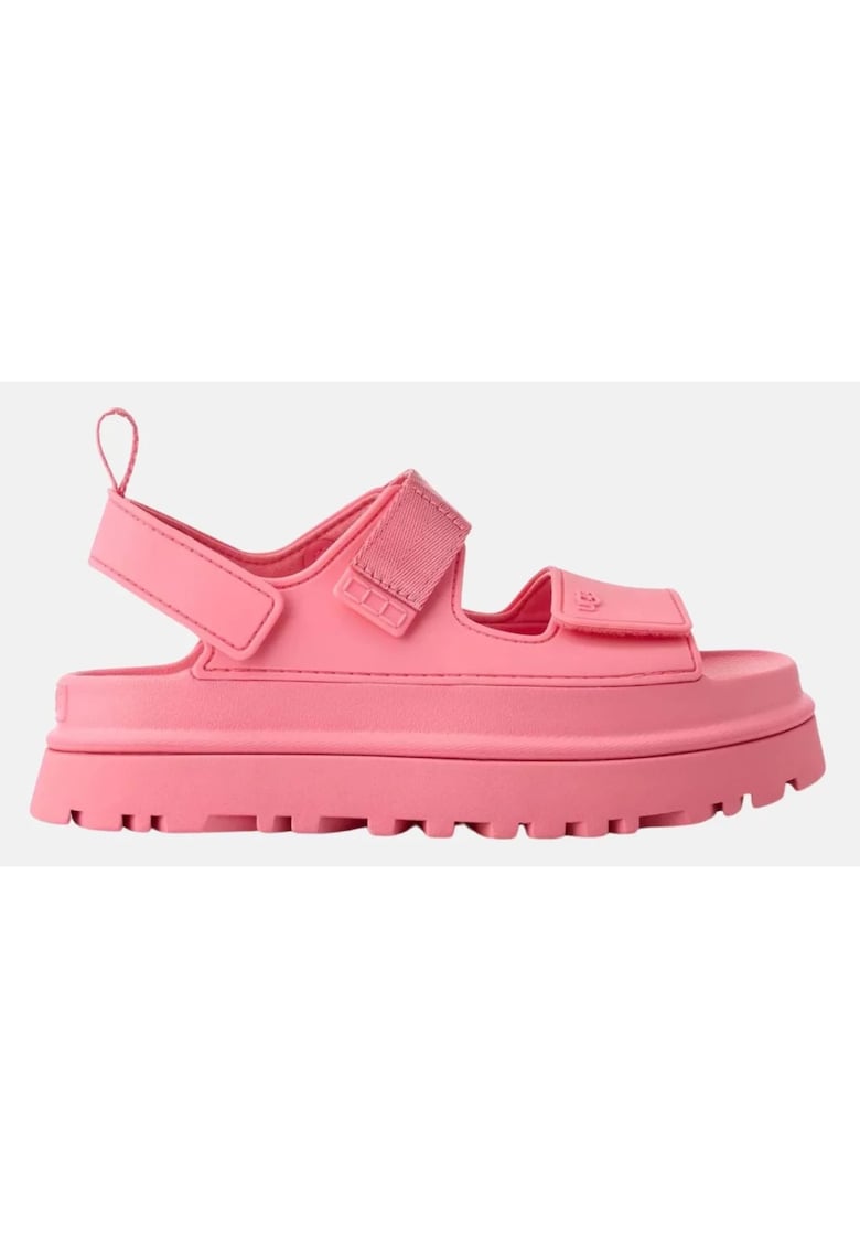 GoldenGlow Sandale flatform