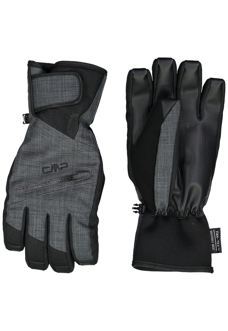 Manusi schi barbati 6525100-Negru/Gri-
