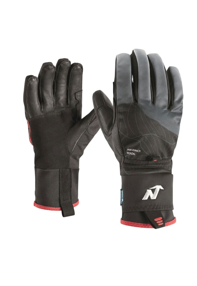 Manusi barbati Alper light-Negru/Rosu-