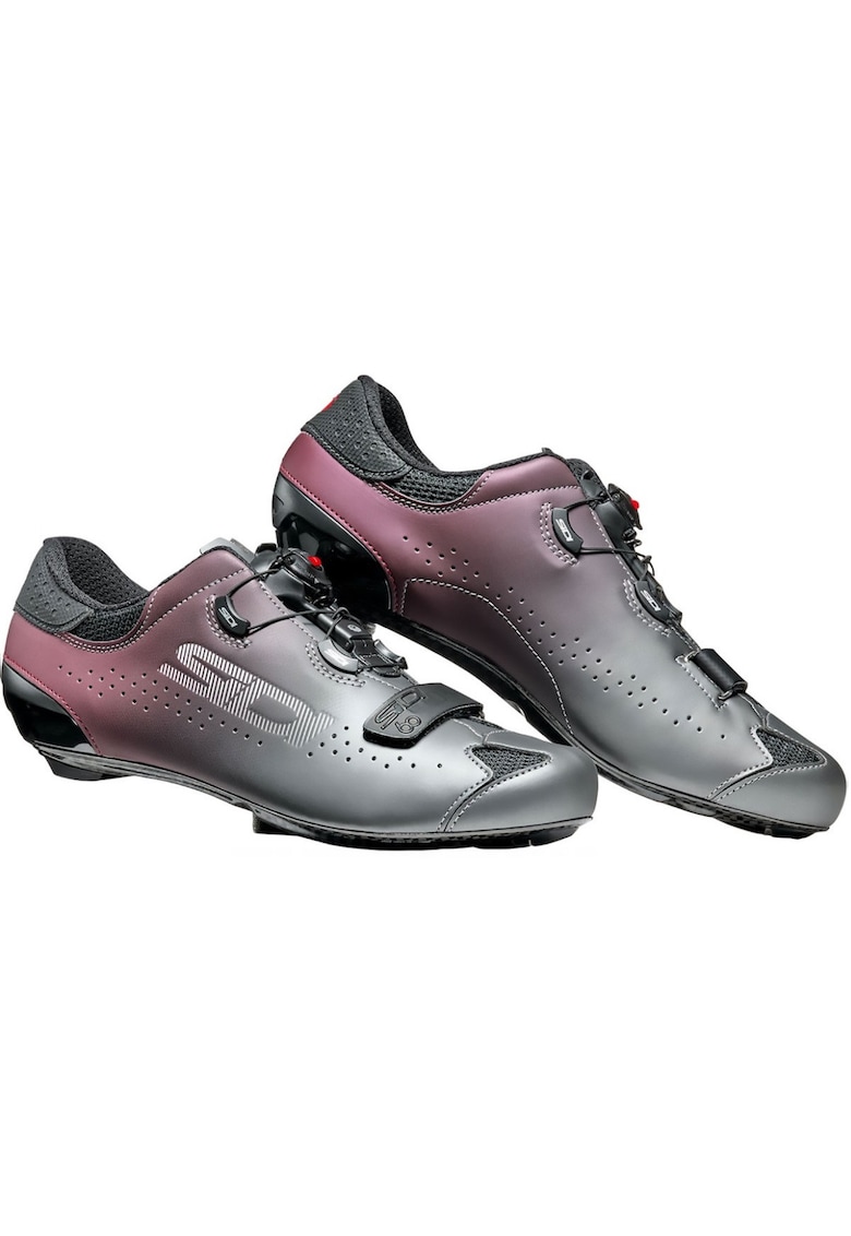 Pantofi ciclism sosea Sixty - Mov/Argintiu