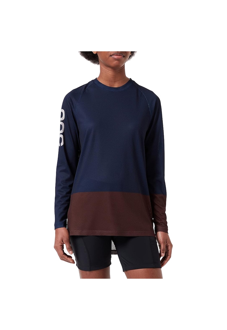 Bluza pentru ciclism regular fit cu maneci raglan -