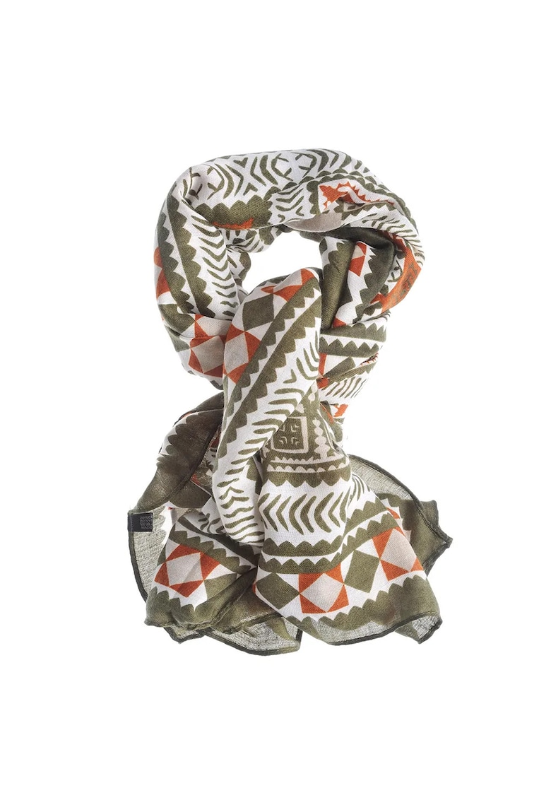 Esarfa verde - 80% vascoza - 20% bumbac - 80x190cm