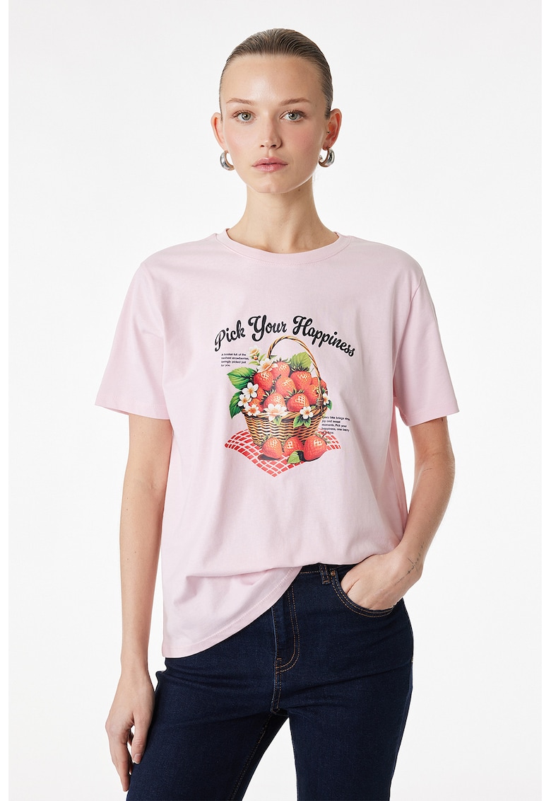 Tricou regular-fit - Rosu/Verde/Roz