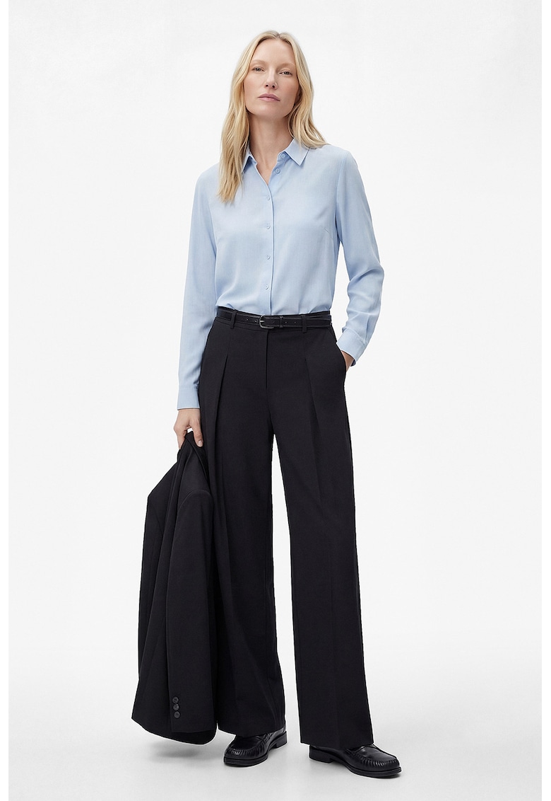 Camasa regular fit uni - Albastru glaciar