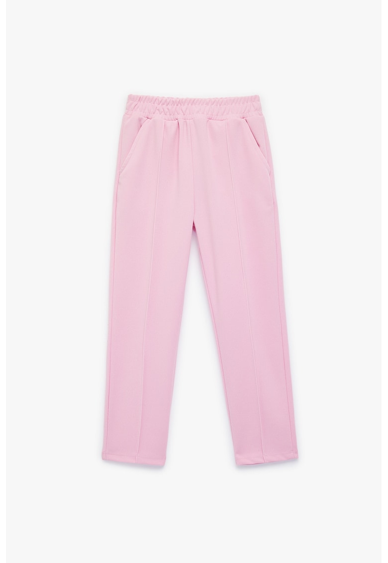 Pantaloni de trening cu buzunare - Roz deschis