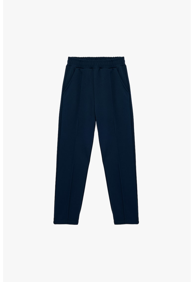 Pantaloni de trening cu buzunare - Bleumarin