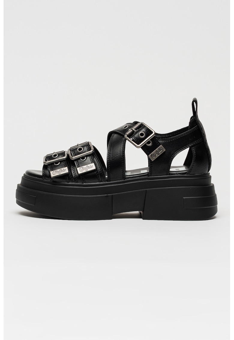 Sandale cu catarama Bolt SND - Negru