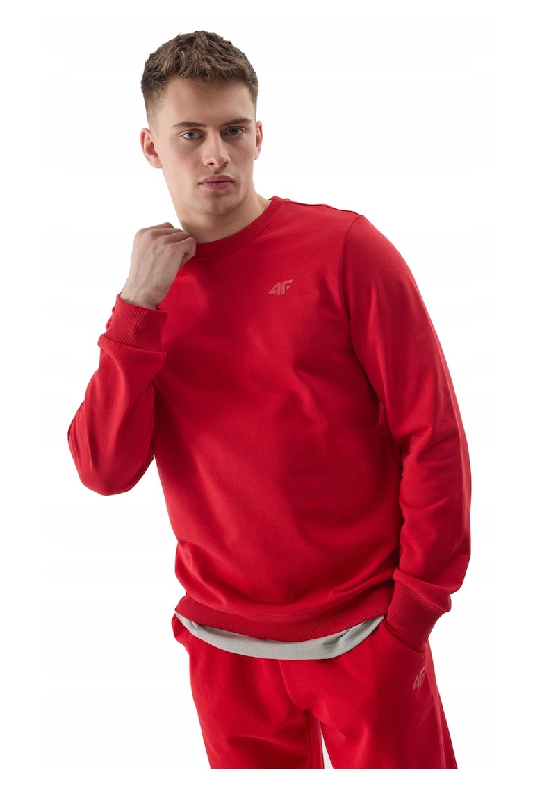 4f Bluza de trening cu detaliu logo