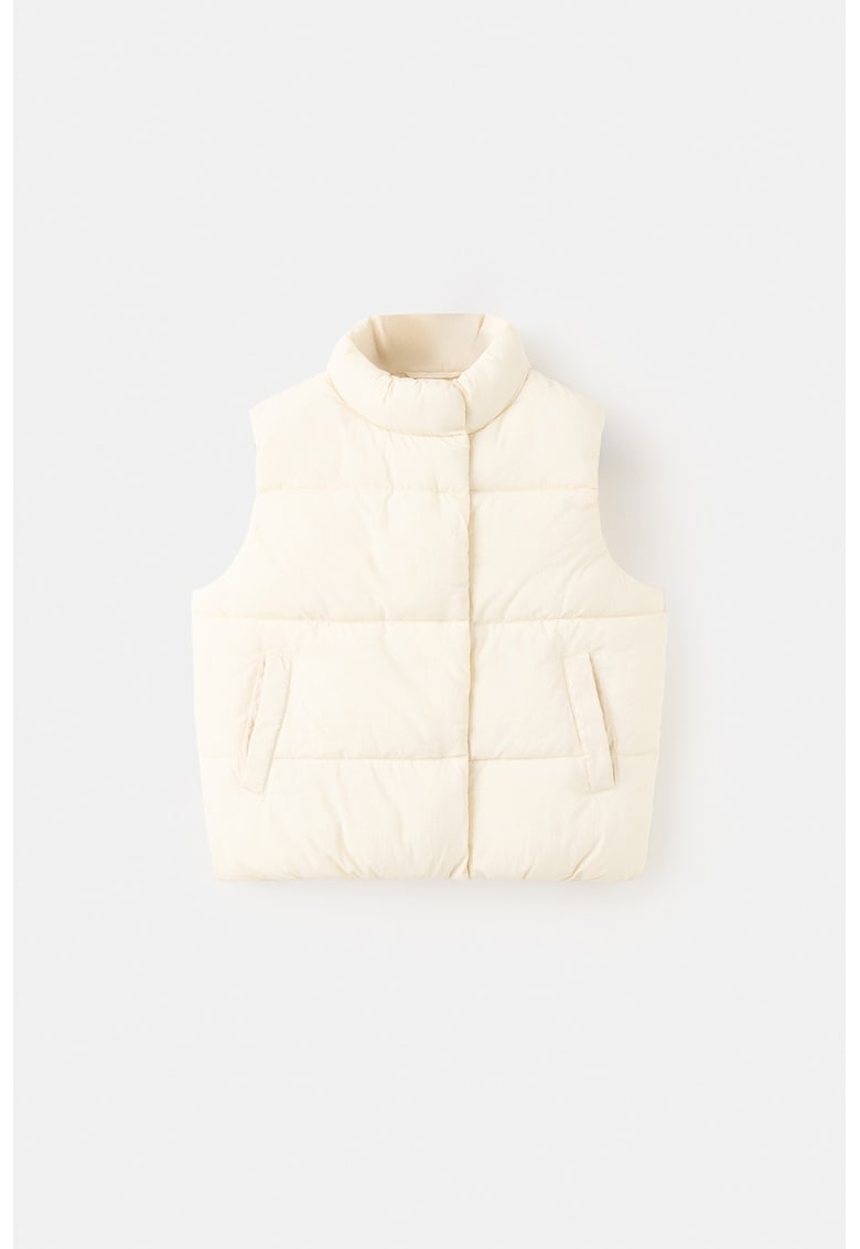 Vesta matlasata si impermeabila - Bej deschis