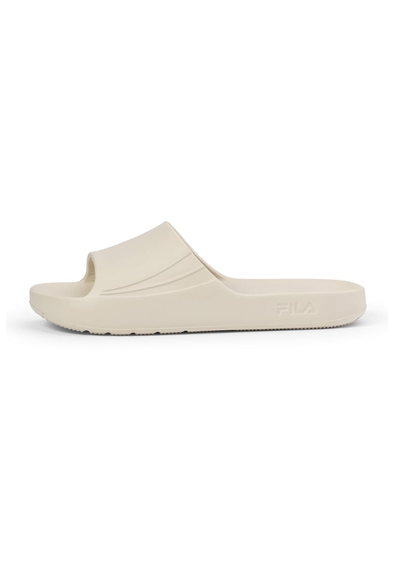 Papuci cu logo Off-Crt - Crem