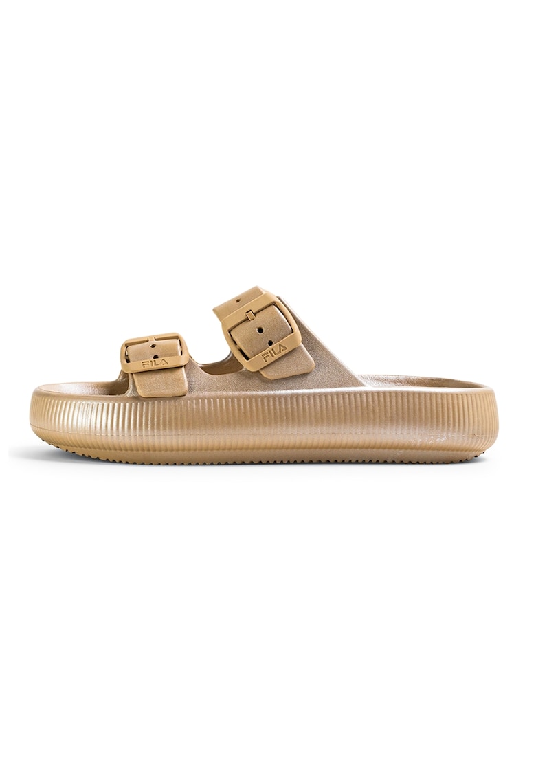 Papuci flatform Treno - Auriu