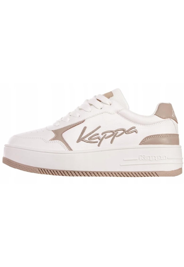 Kappa Tenisi dama adidasi sport cu platforma - alb - material sintetic