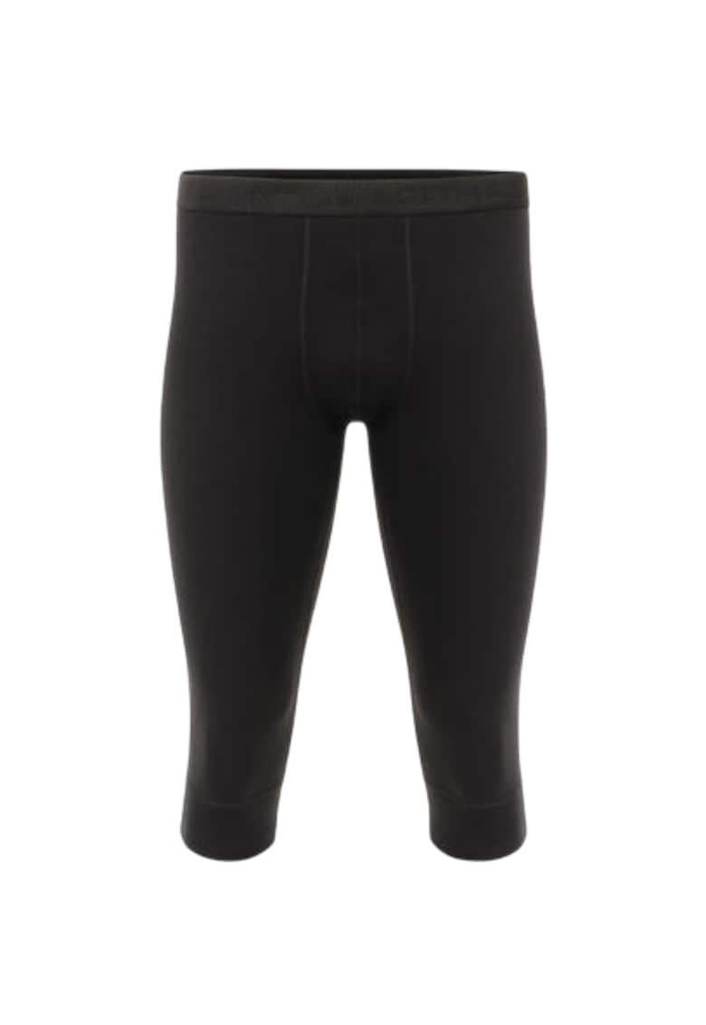 Pantaloni merino barbati WarmWool 3/4 FW 2020 - Negru